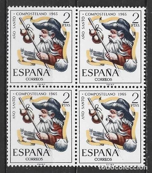 Sellos: Espa&ntilde;a 1965 - Pilgrim (profile) - Edi:ES 1673** - 2-12 - Foto 1