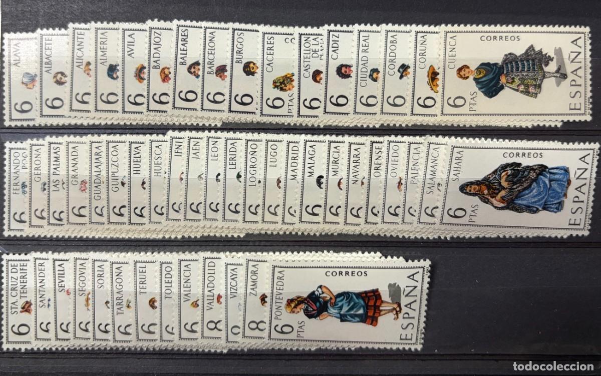 Briefmarken: ESPA&Ntilde;A. SERIE COMPLETA. TRAJES T&Iacute;PICOS. NUEVOS. SIN FIJASELLOS.