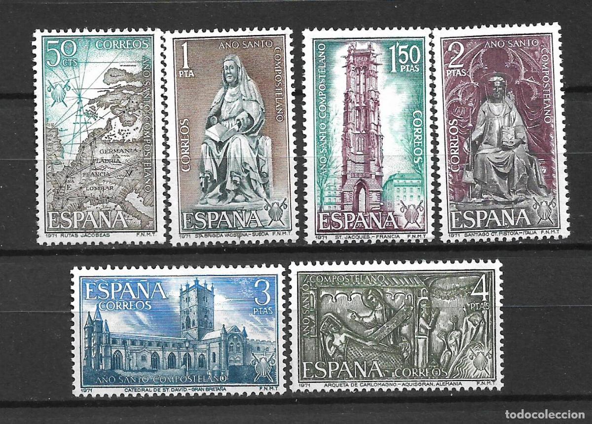 Sellos: espa&ntilde;a 1971 edifil 2008/2013 ** mnh - 4/23 - Foto 1