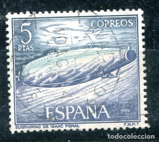 Sellos: Edifil 1610. 5 pts. barcos. Usado - Foto 1
