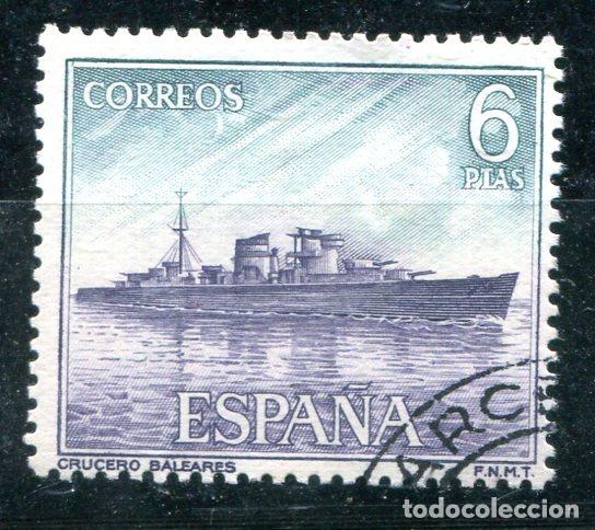 Sellos: Edifil 1611. 6 pts. barcos. Usado - Foto 1