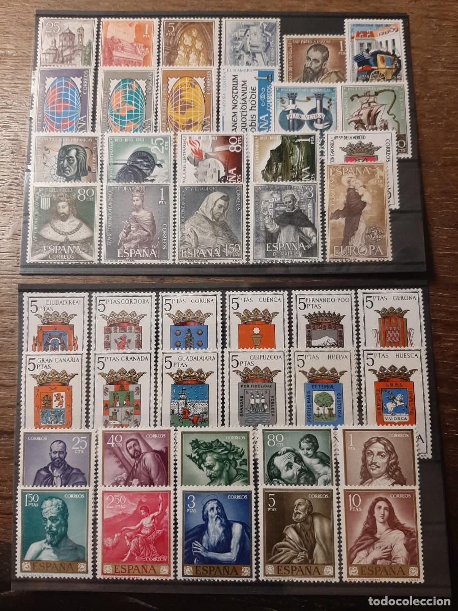 Sellos: A&ntilde;o COMPLETO de 1963. Edifil 1481/1540. - Foto 2