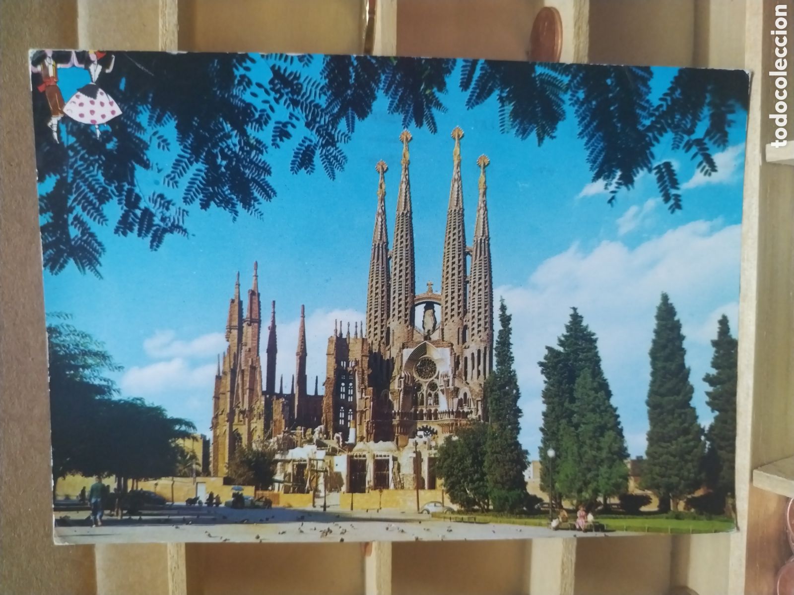 Sellos: POSTAL CON SELLO a&ntilde;o 1965 - Foto 1