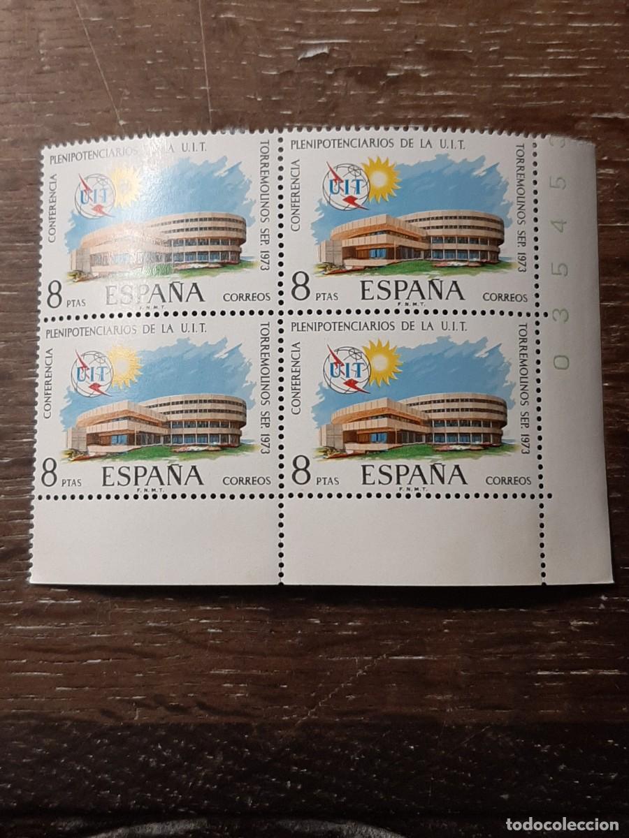 Sellos: Edifil 2145. Bloque de 4 sellos. A&ntilde;o 1973. - Foto 1