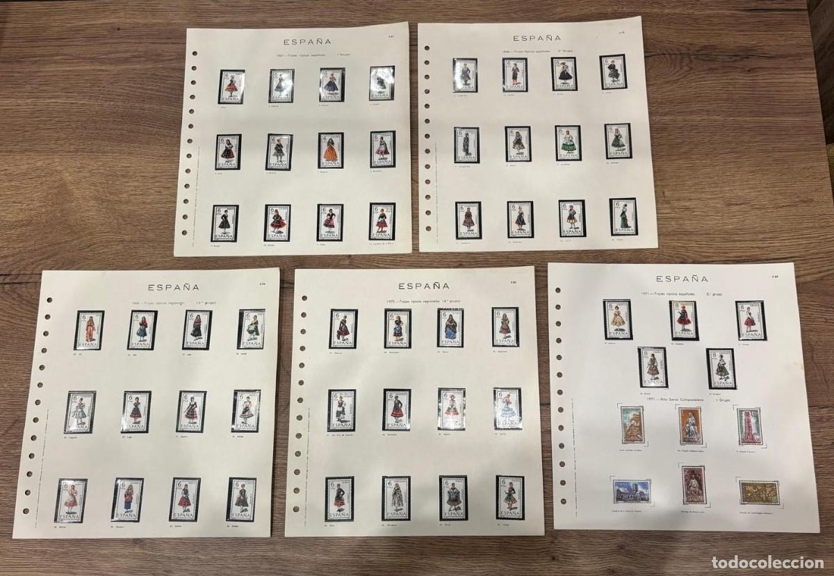 Sellos: Colecci&oacute;n completa de sellos de trajes regionales - Foto 1