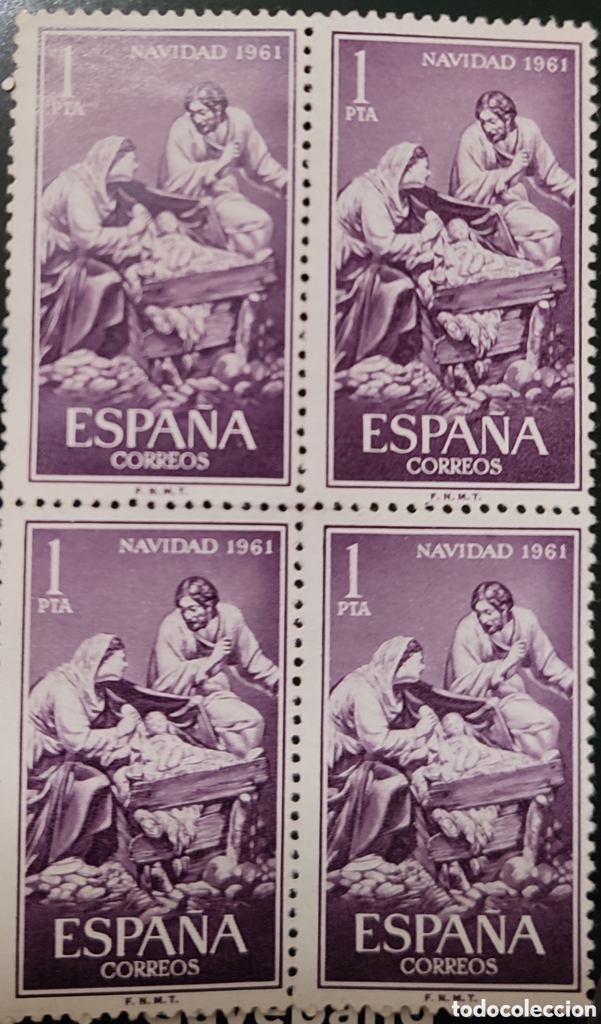 Sellos: Sello Navidad 1961 Espa&ntilde;a - Foto 1