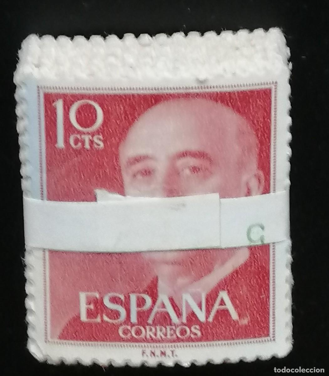 Sellos: TACO DE 100 SELLOS DE 10 CTS DE FRANCO. - Foto 1