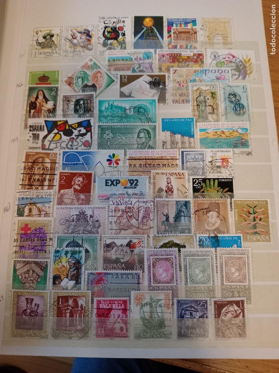 Sellos: Espa&ntilde;a. 53 sellos usados - Foto 1
