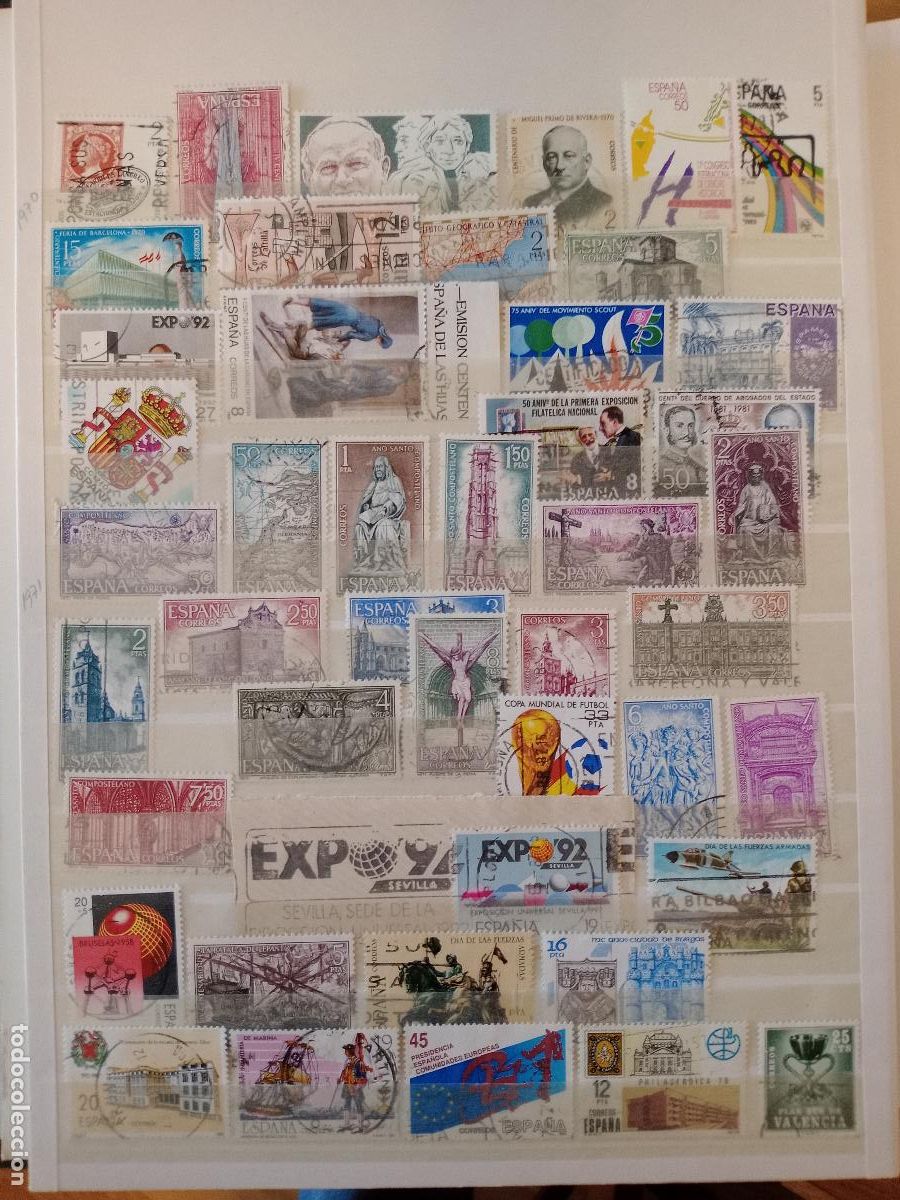 Sellos: Espa&ntilde;a. 45 sellos usados - Foto 1