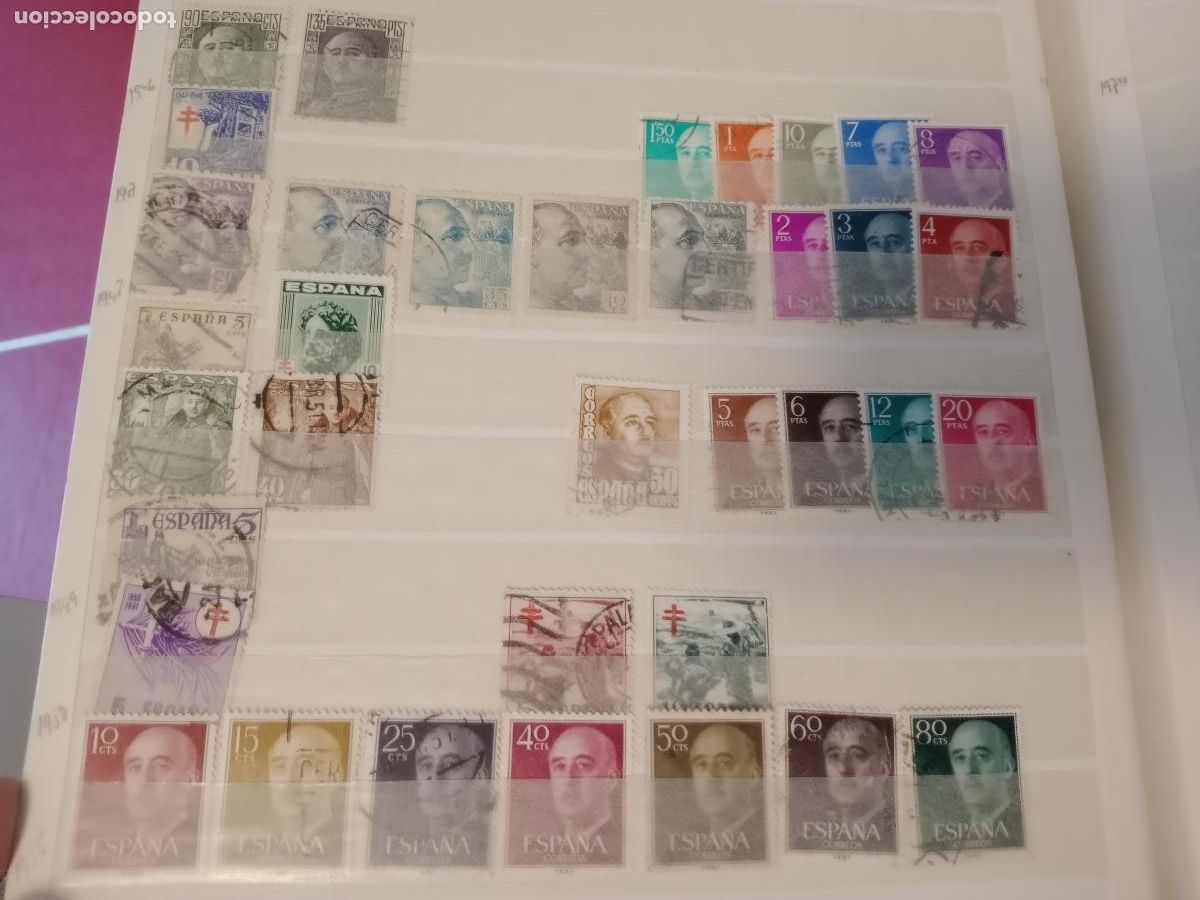 Sellos: Lote de 35 sellos de Franco - Foto 1