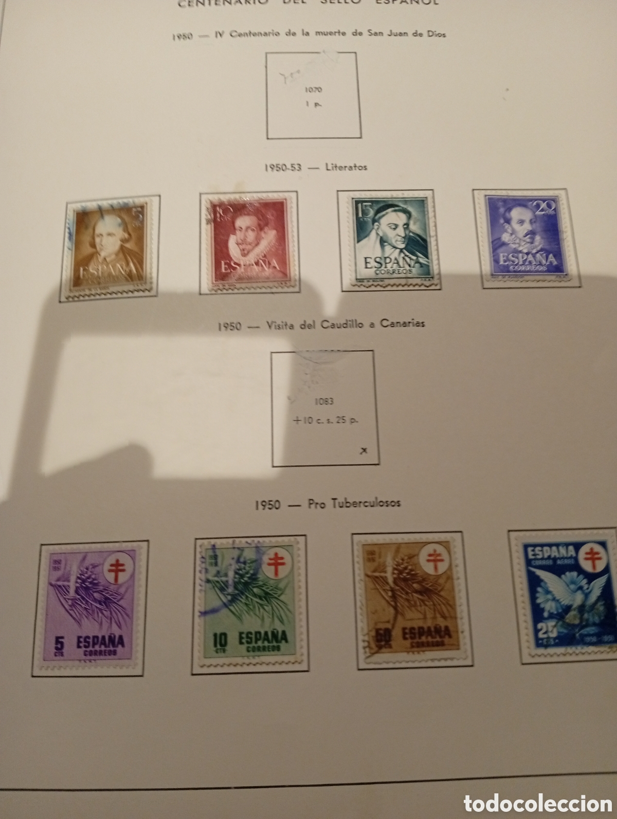 Sellos: COLECCI&Oacute;N DE 1950 A 1975 - Foto 1