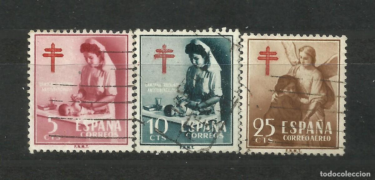 Sellos: SERIE PRO TUBERCULOSOS DE 1.953 USADA - Foto 1