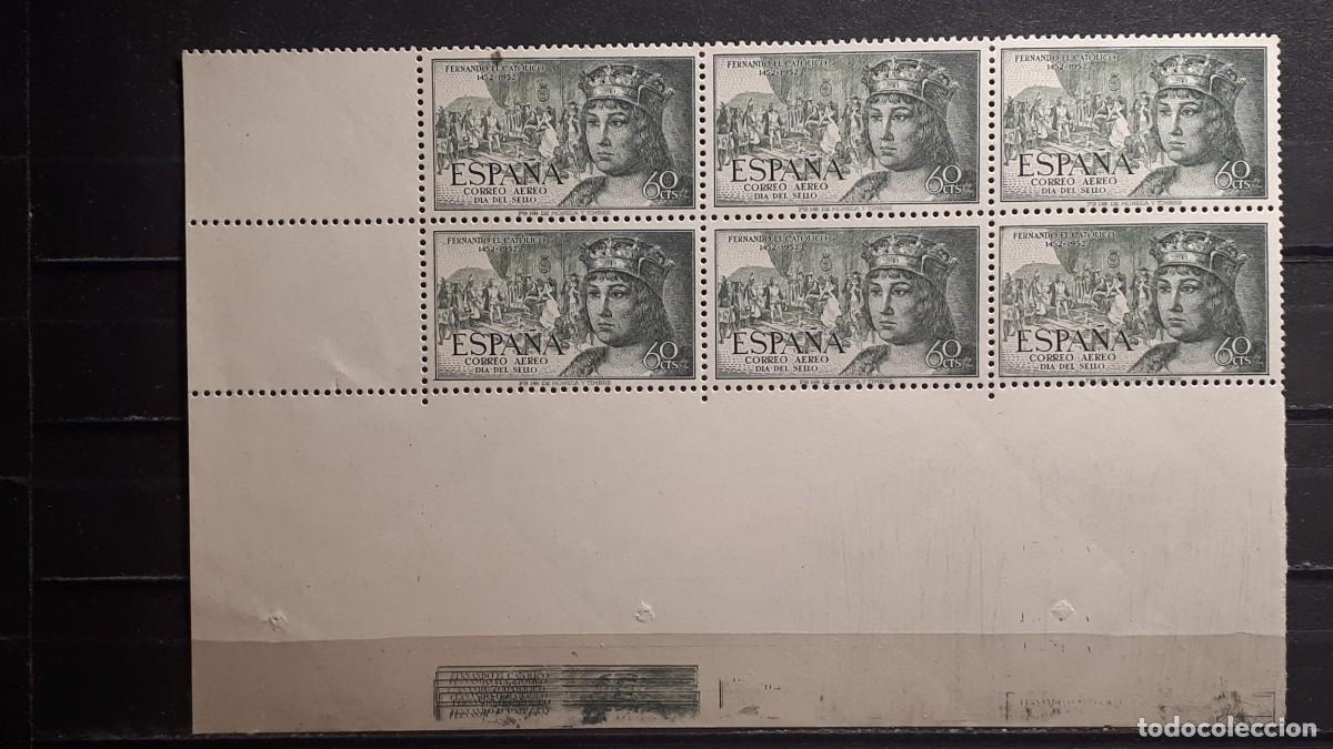 Sellos: ESPA&Ntilde;A. A&Ntilde;O 1952. **. EDIFIL 1111. VARIEDAD - Foto 1