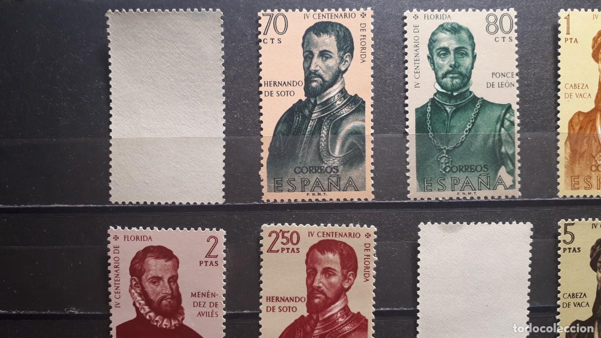 Sellos: Espa&ntilde;a ** A&ntilde;o 1960, Edifil.- 1298/305 - Foto 2