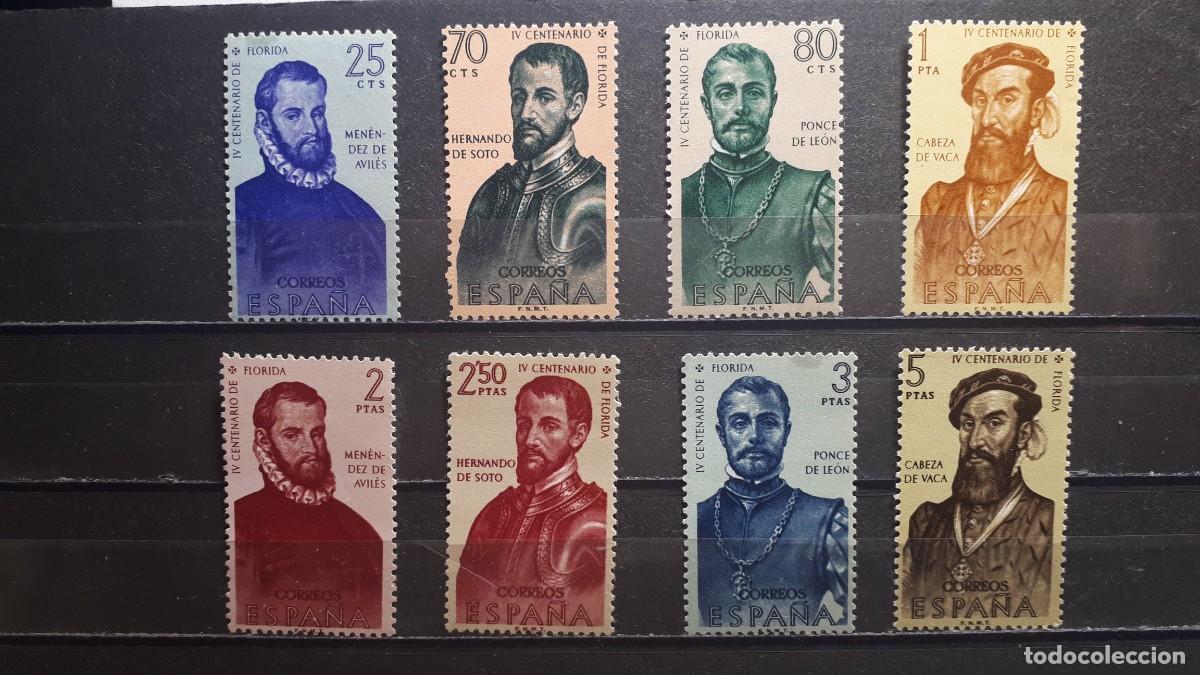 Sellos: Espa&ntilde;a ** A&ntilde;o 1960, Edifil.- 1298/305 - Foto 1