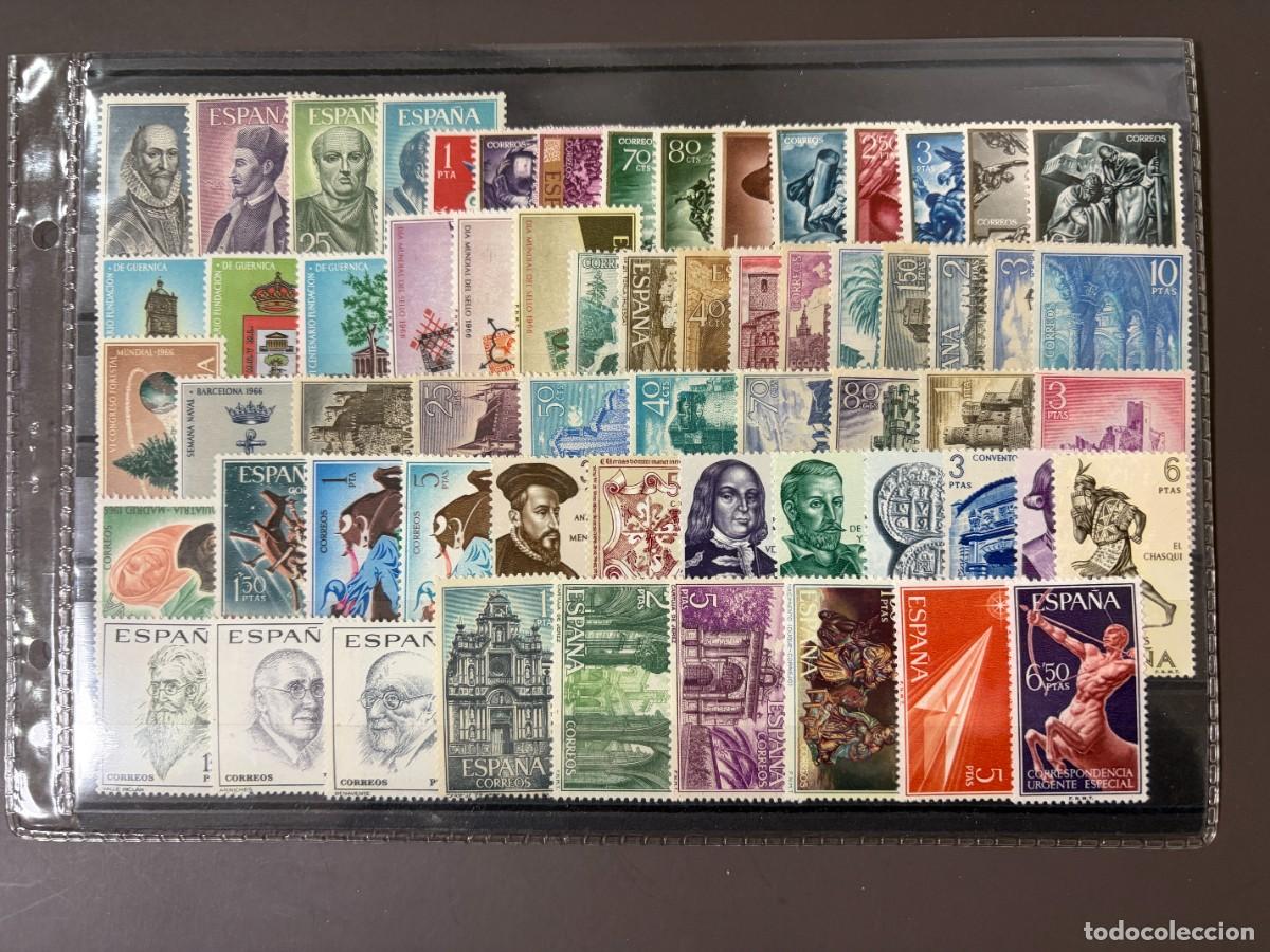 Sellos: SELLOS. ESPA&Ntilde;A. A&Ntilde;O 1966 COMPLETO. NUEVO. - Foto 1