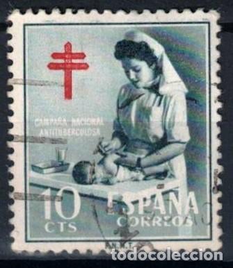 Sellos: EDIFIL 1122 - 1953 - PRO TUBERCULOSOS - Foto 1