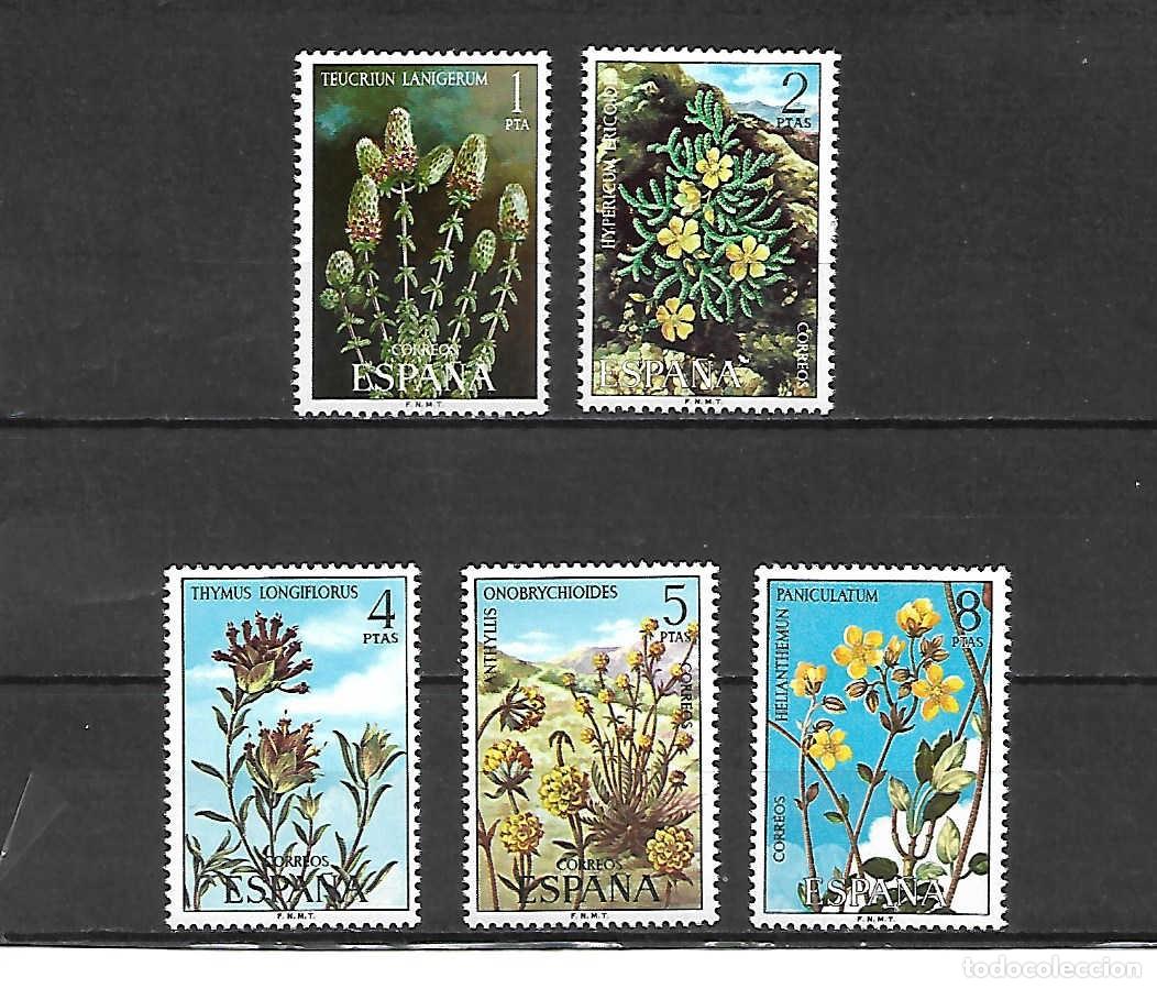 Sellos: Flora. Espa&ntilde;a . sellos emit. 8-11-1974 - Foto 1