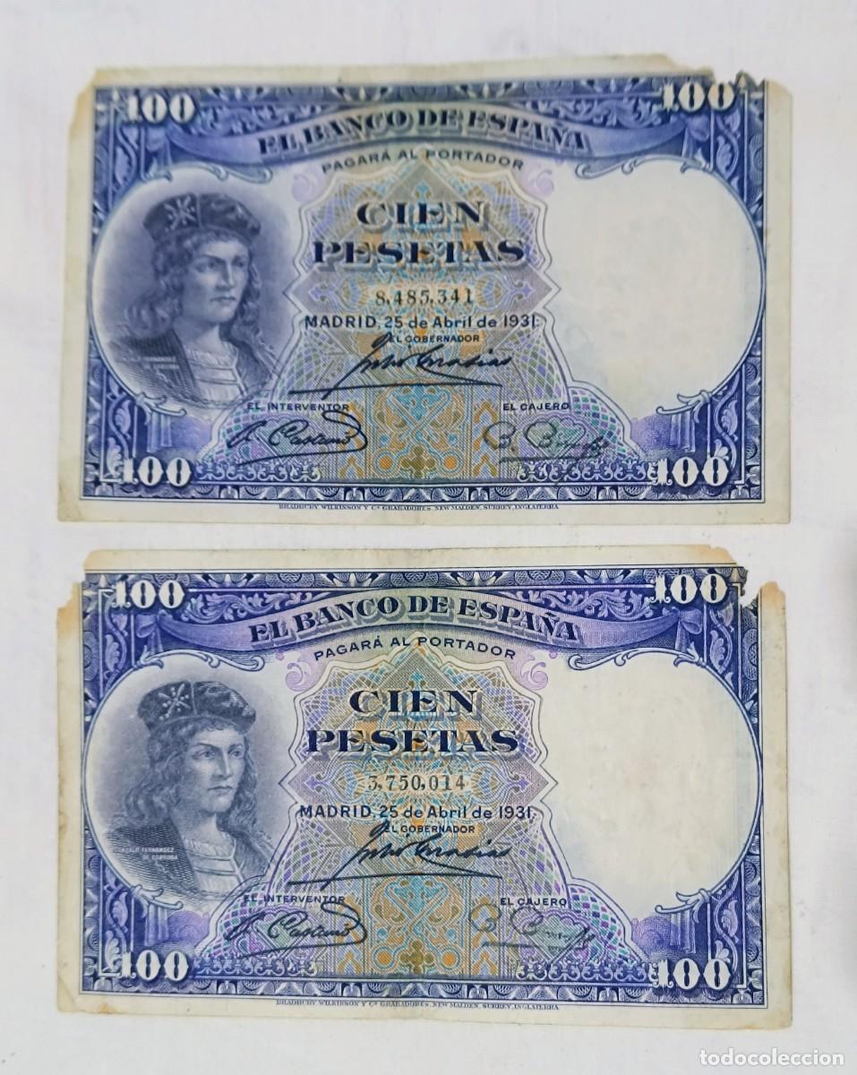 Sellos: Dos billetes de Espa&ntilde;a - Foto 1