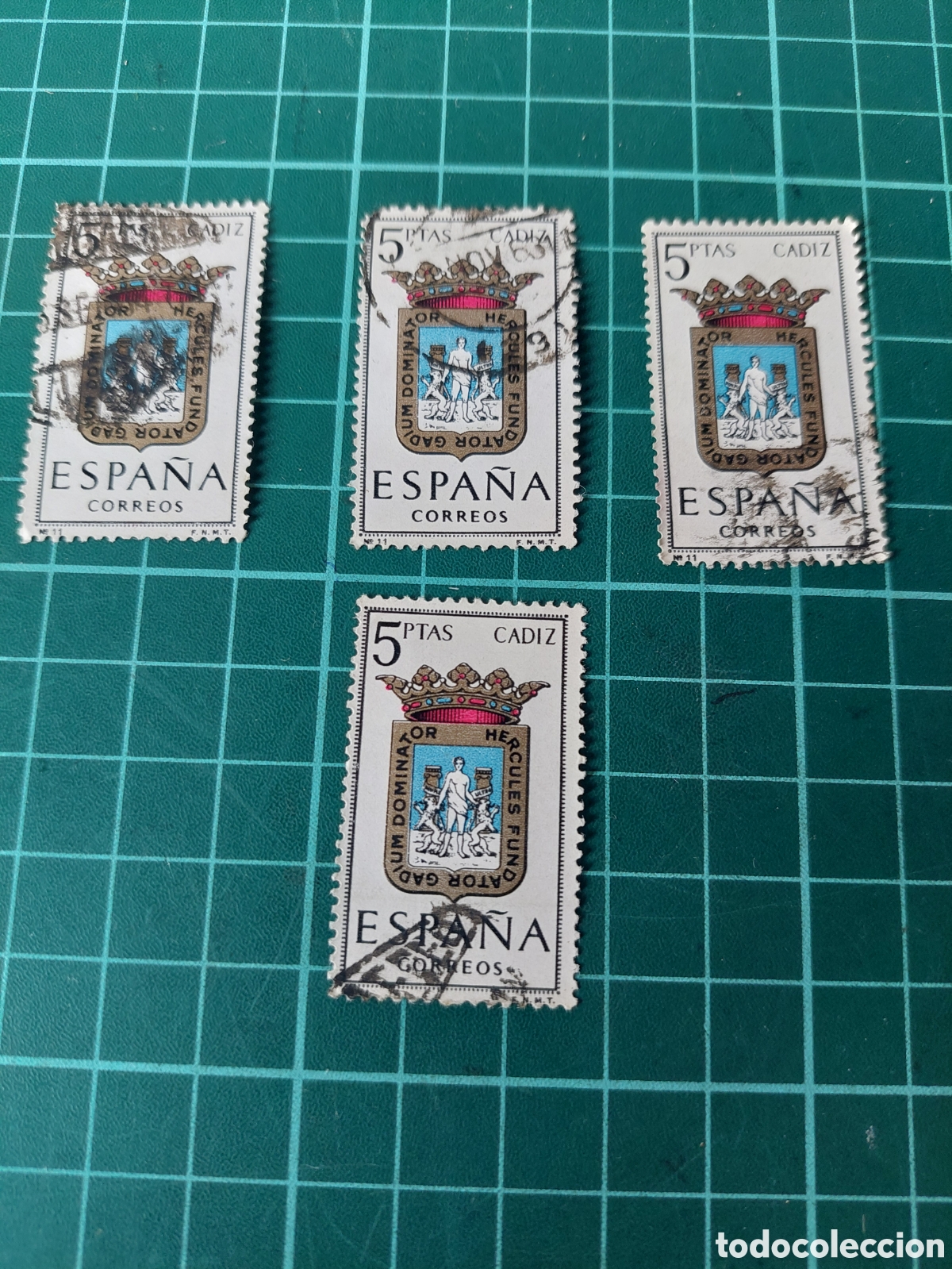 Sellos: ESCUDOS CADIZ USADOS HERALDICO - Foto 1