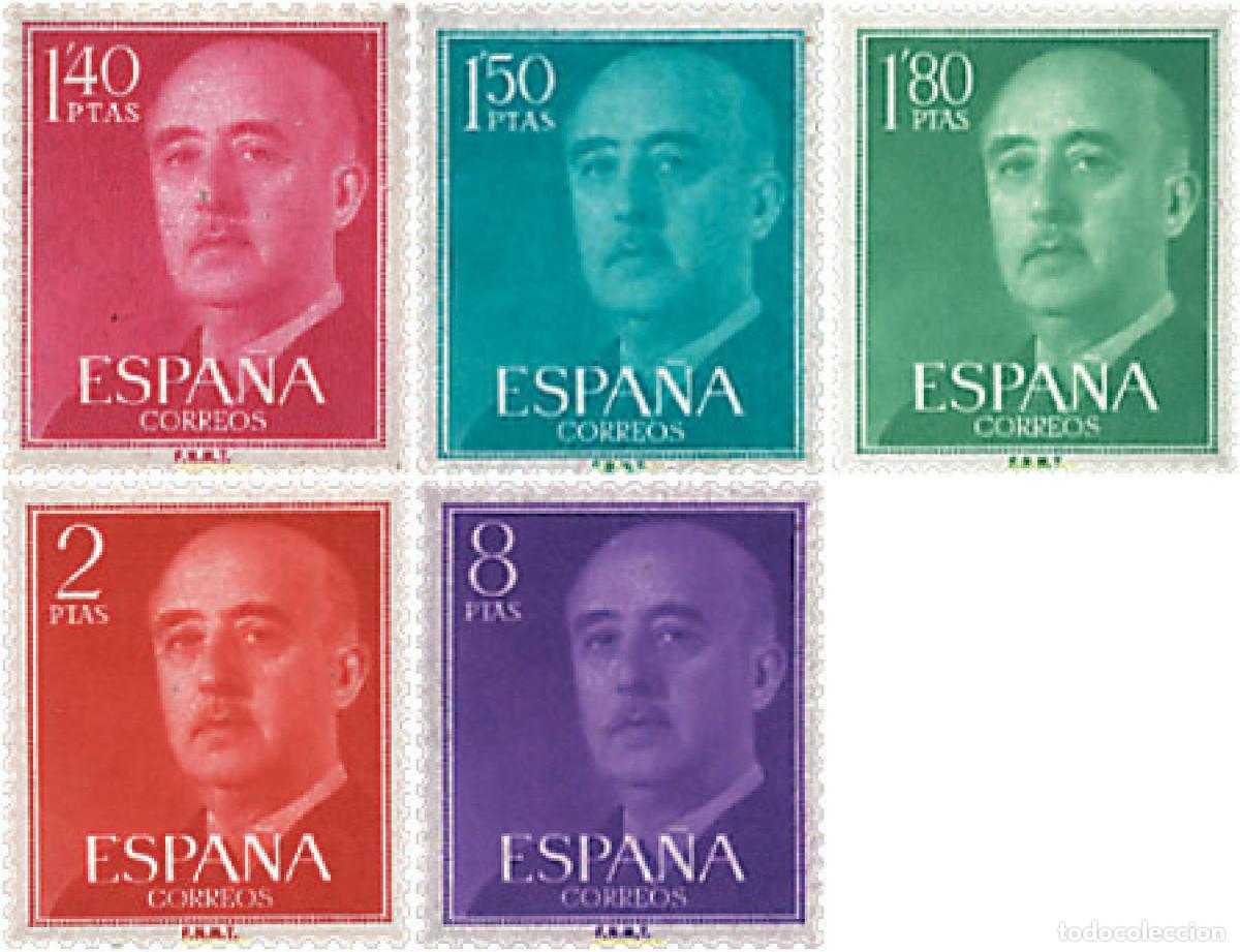 Sellos: 773580 HINGED ESPA&Ntilde;A 1956 GENERALISIMO FRANCO - Foto 1