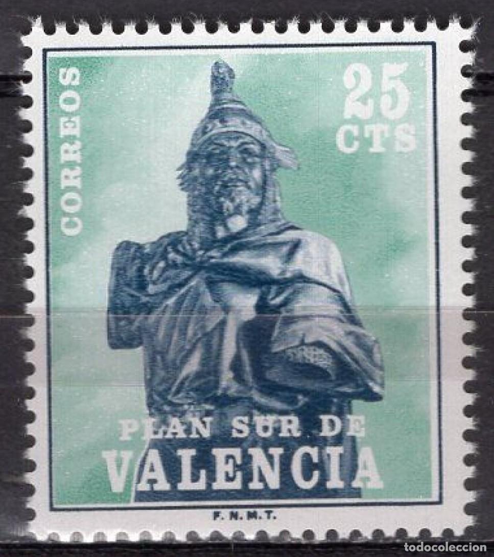 Sellos: ESPA&Ntilde;A 1975 - PLAN SUR VALENCIA- EDIFIL 8* - Foto 1