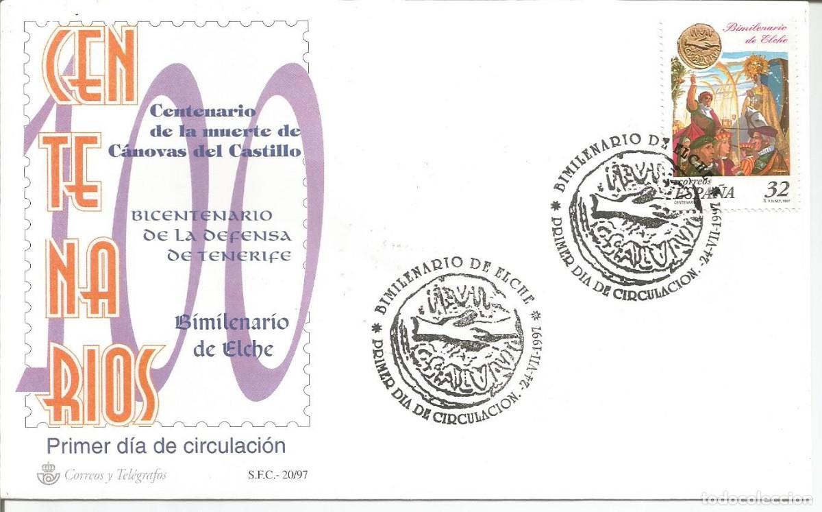 Sellos: Espa&ntilde;a 1991 Bimilenario de Elche - Foto 1