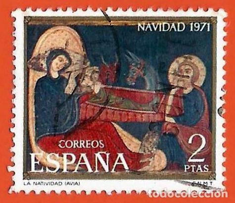Sellos: Espa&ntilde;a. Spain. 1971. Edifil # 2061. Navidad - Foto 1