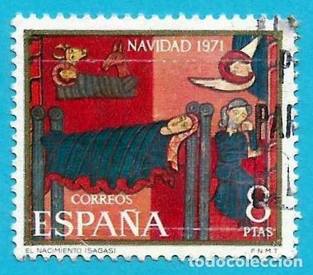 Sellos: Espa&ntilde;a. Spain. 1971. Edifil # 2062. Navidad - Foto 1