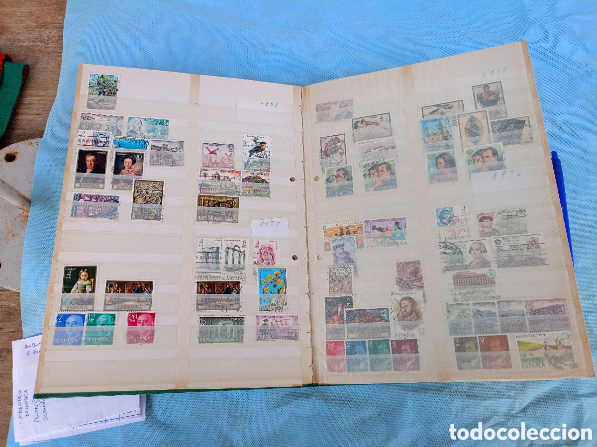 Sellos: &Aacute;LBUM CON SELLOS DE ESPA&Ntilde;A - Foto 2