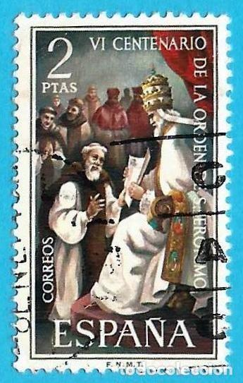 Sellos: Espa&ntilde;a. 1973. Edifil # 2158. Centenario de la Orden de San Jeronimo - Foto 1