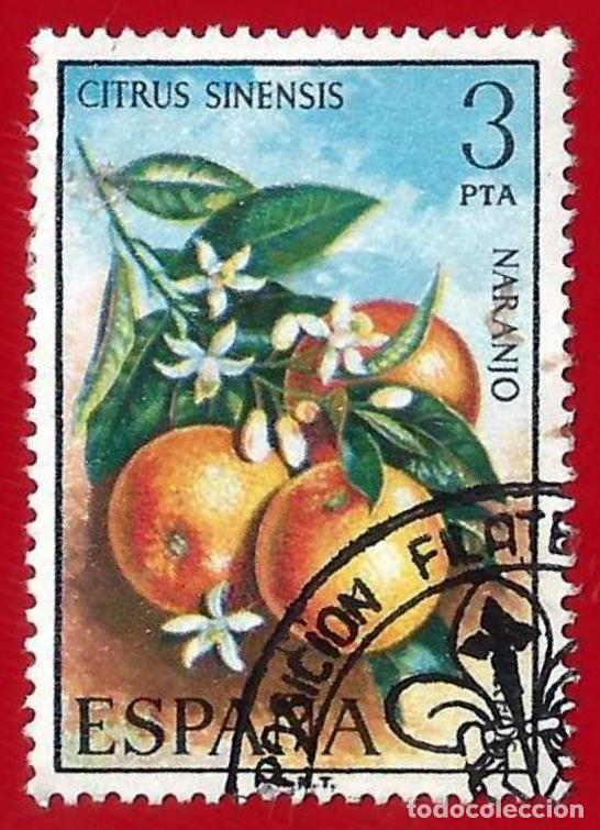 Sellos: Espa&ntilde;a. 1975. Edifil # 2256. Flora. Naranjo - Foto 1