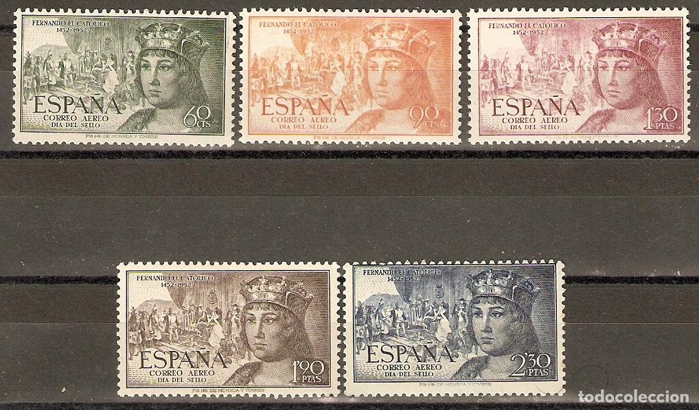 Timbres: 1952 FERNANDO EL CATOLICO EDIFIL 1111/5*