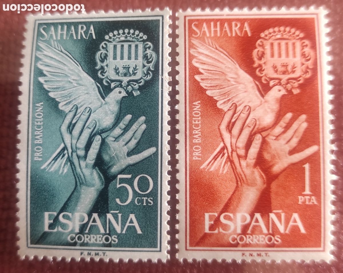 Sellos: 2 sellos pro Barcelona. - Foto 1