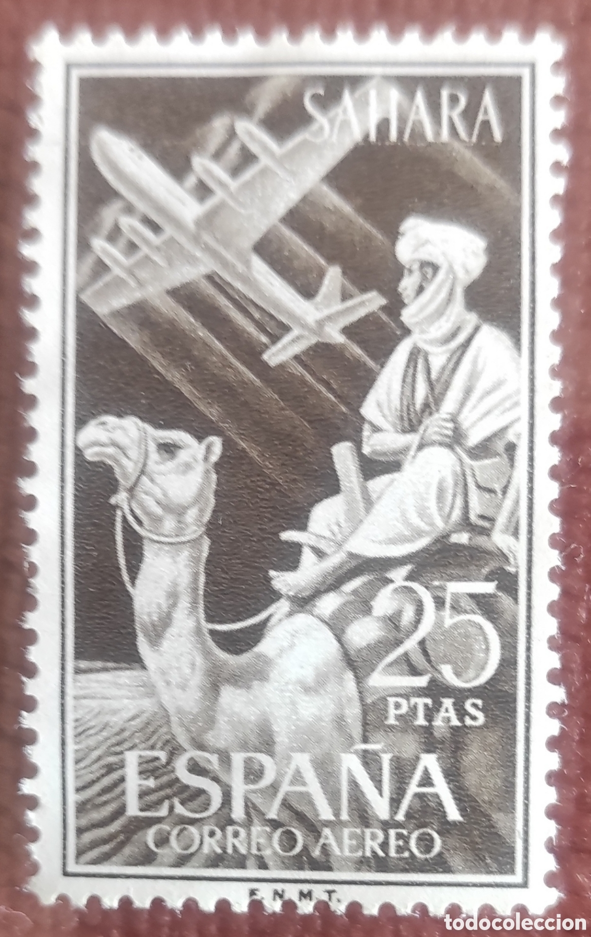 Sellos: Sellos Espa&ntilde;a S&aacute;hara. Correo a&eacute;reo. - Foto 1