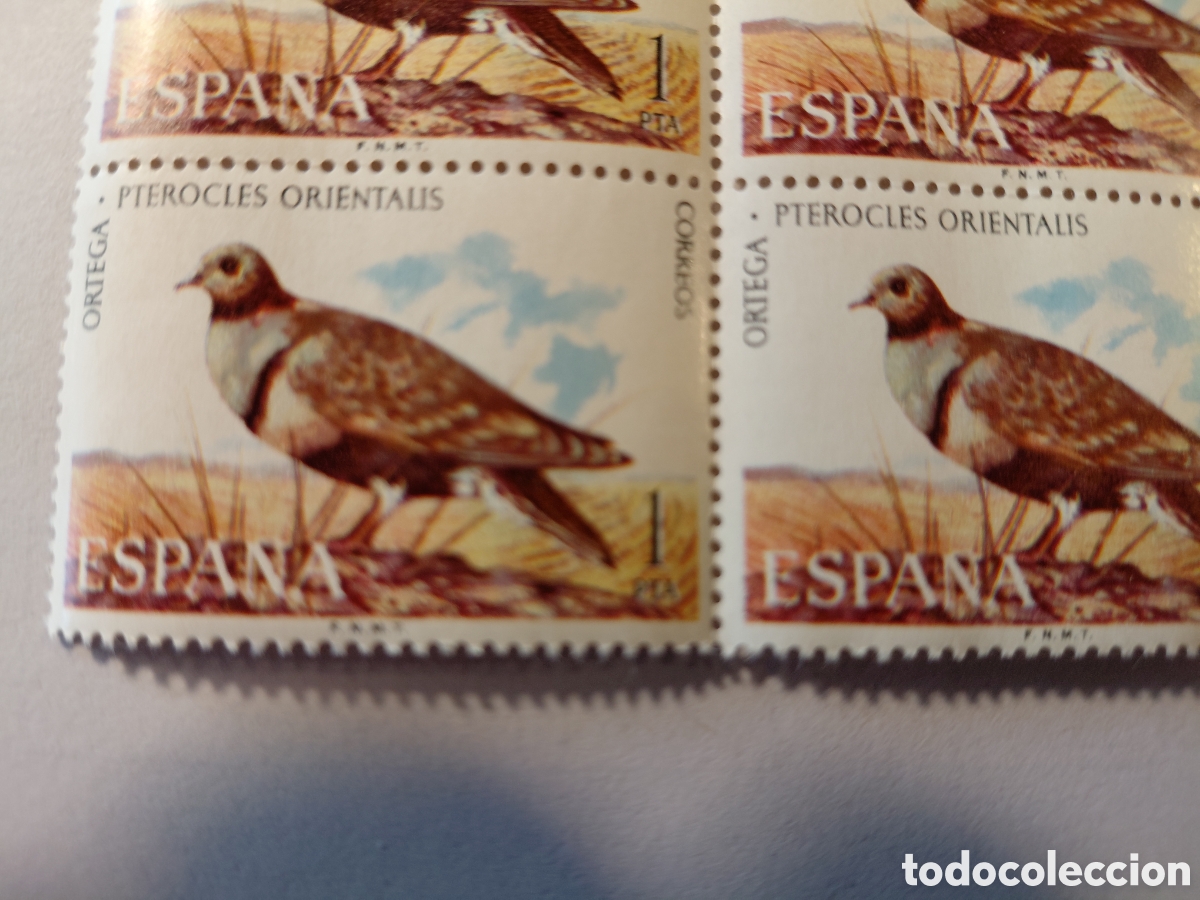 Sellos: Bloque 4x1 pta Ortega 1973 - Foto 2