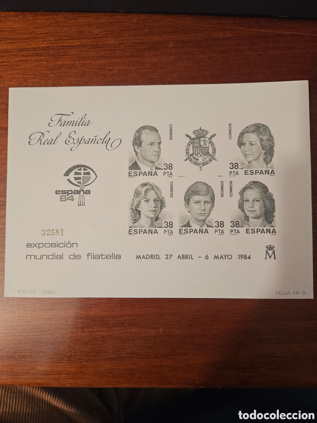 Timbres: FAMILIA REAL ESPA&Ntilde;OLA,ESPA&Ntilde;A 84