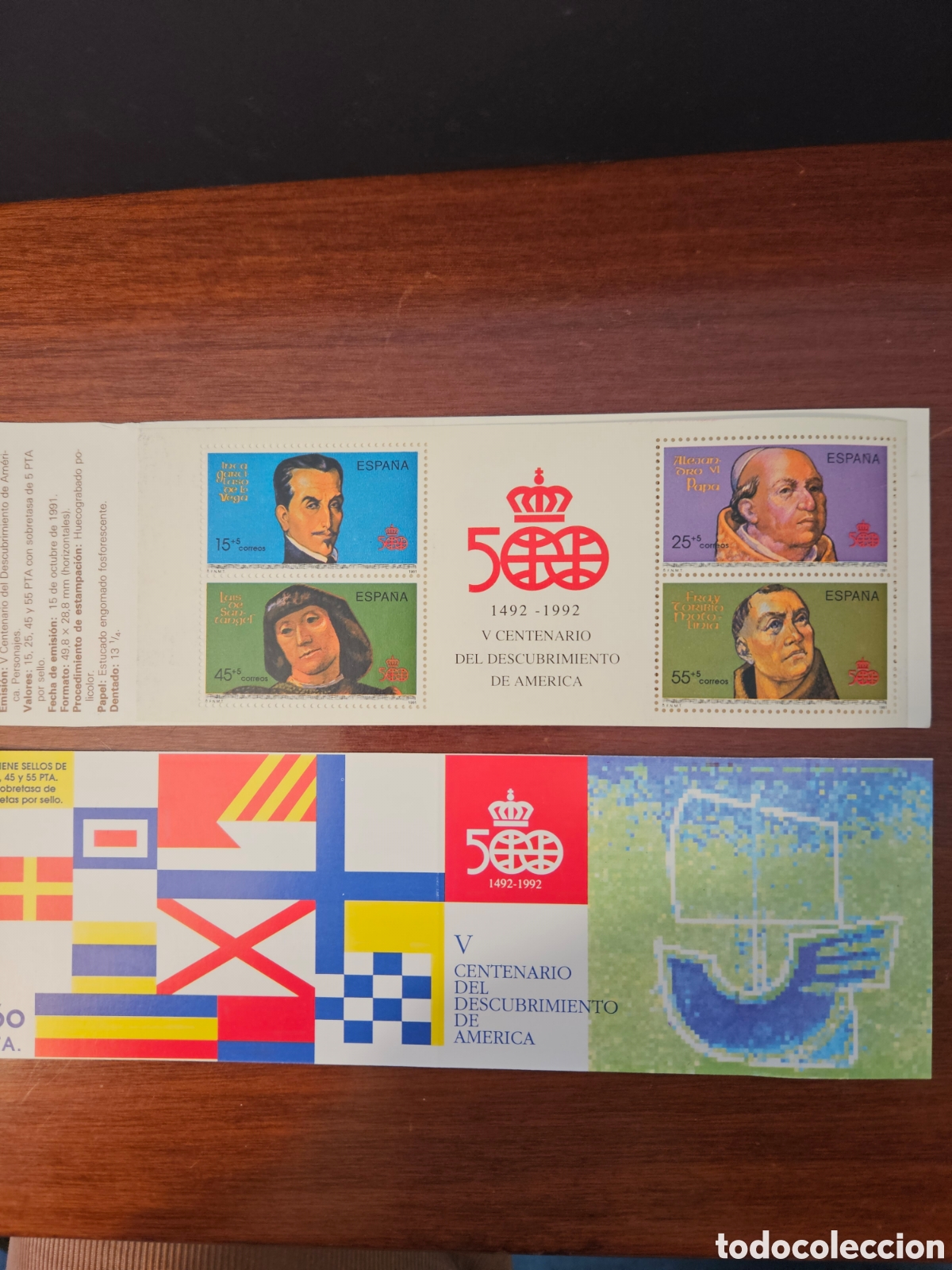 Timbres: V CENTENARIO DEL DESCUBRIMIENTO DE AMERICA