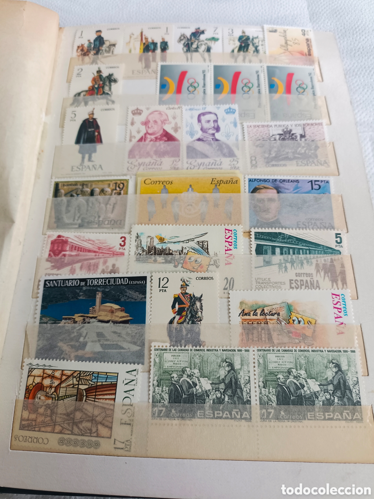 Sellos: Libro Colecci&oacute;n sellos, sin usar. - Foto 2