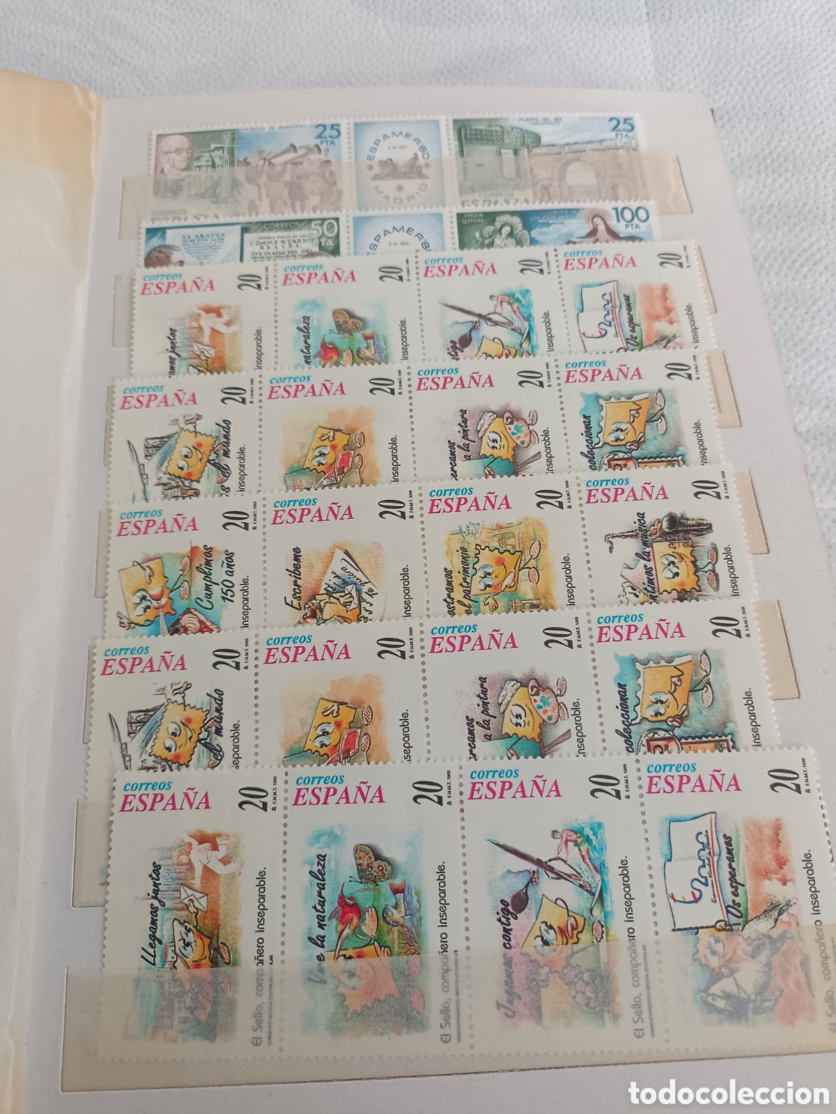 Sellos: Libro Colecci&oacute;n sellos, sin usar. - Foto 8