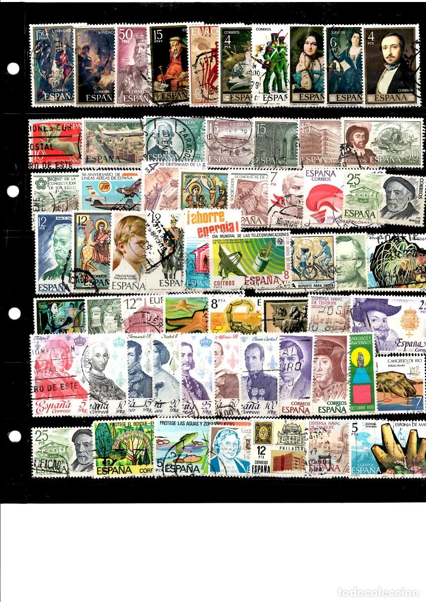 Sellos: Espa&ntilde;a, 1970-79, 60 sellos usados - Foto 1