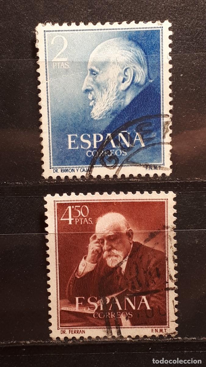 Sellos: ESPA&Ntilde;A. A&Ntilde;O 1952. &deg;. EDIFIL 1119/20 - Foto 1