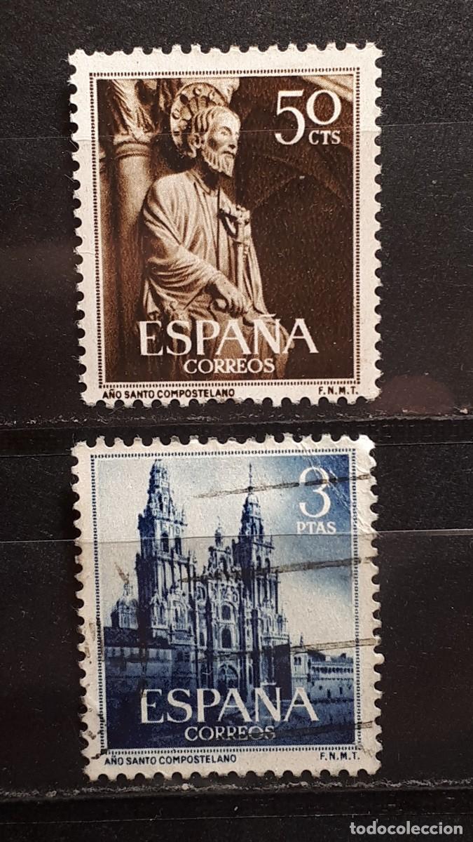 Sellos: ESPA&Ntilde;A. A&Ntilde;O 1954. **/&deg; . EDIFIL 1130/1 - Foto 1