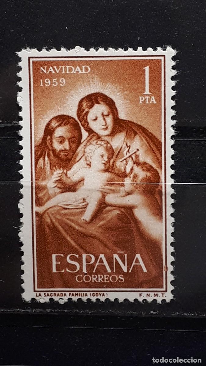 Sellos: ESPA&Ntilde;A. A&Ntilde;O 1959. **. EDIFIL 1253 - Foto 1