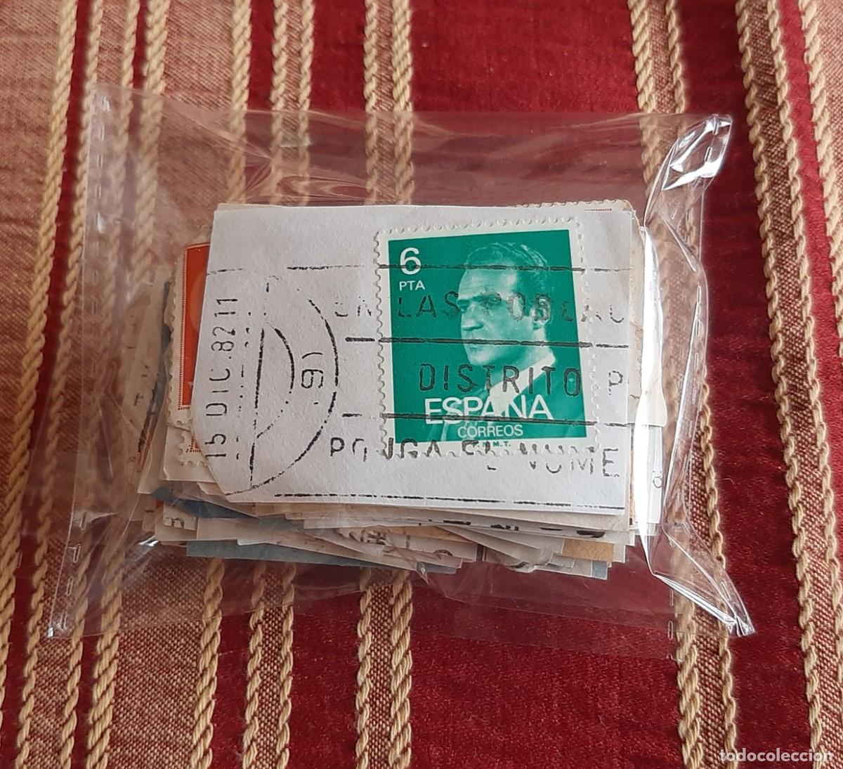 Sellos: (ESPA&Ntilde;A) LOTE DE SELLOS CON PAPEL EN USADO - Foto 12