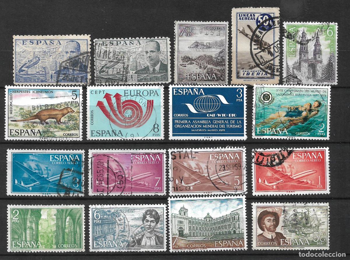 Sellos: espa&ntilde;a 17 sellos usados - 9/35 - Foto 1