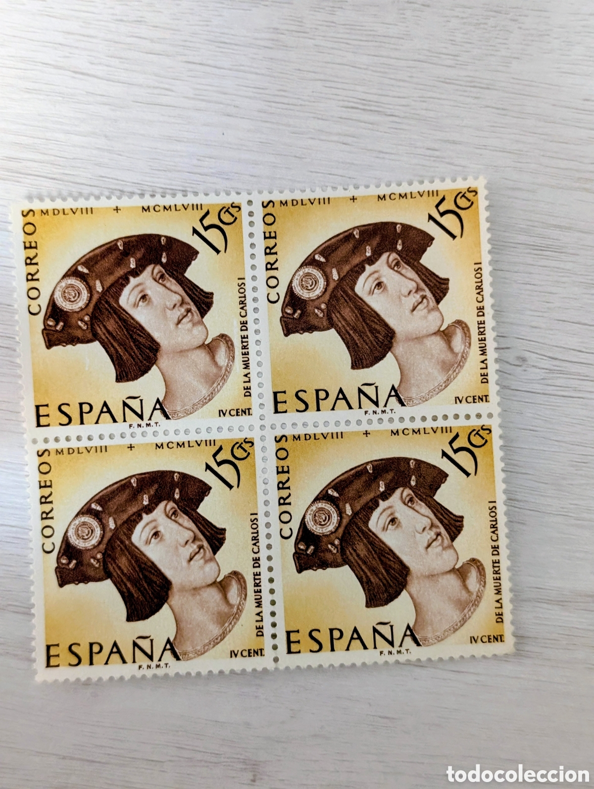 Sellos: Bloque 4 nuevos sin fijasellos - Foto 1