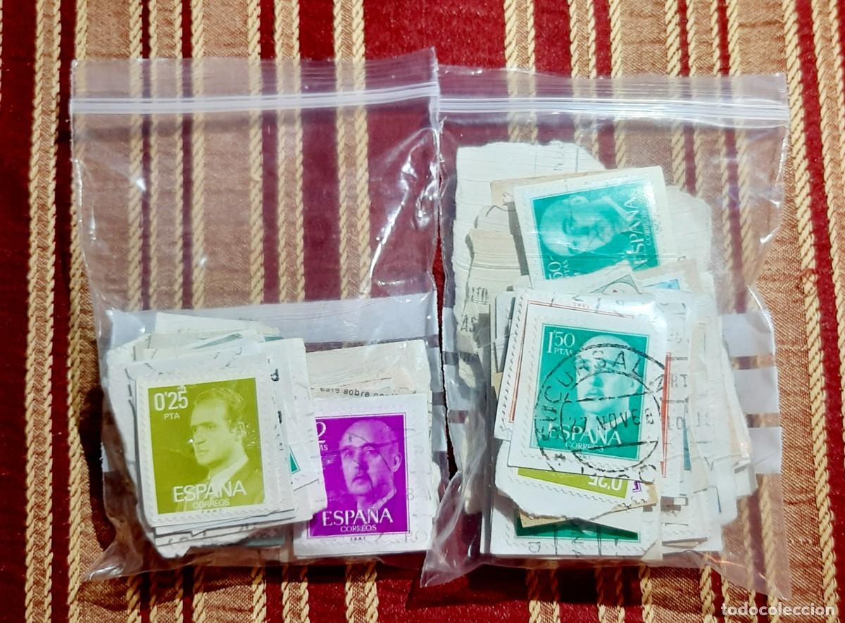 Sellos: (ESPA&Ntilde;A) LOTE DE SELLOS EN USADO CON PAPEL - Foto 12