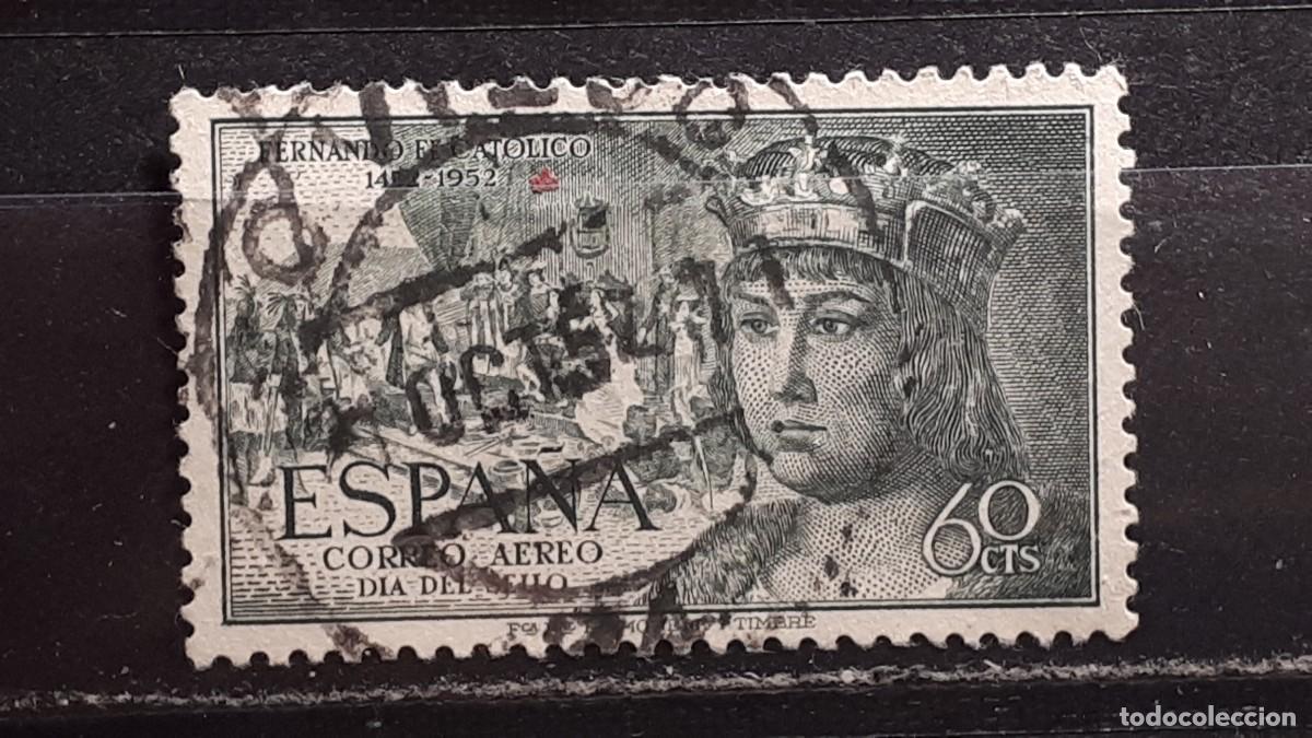 Sellos: ESPA&Ntilde;A. A&Ntilde;O 1952. &deg;. EDIFIL 1111 - Foto 1