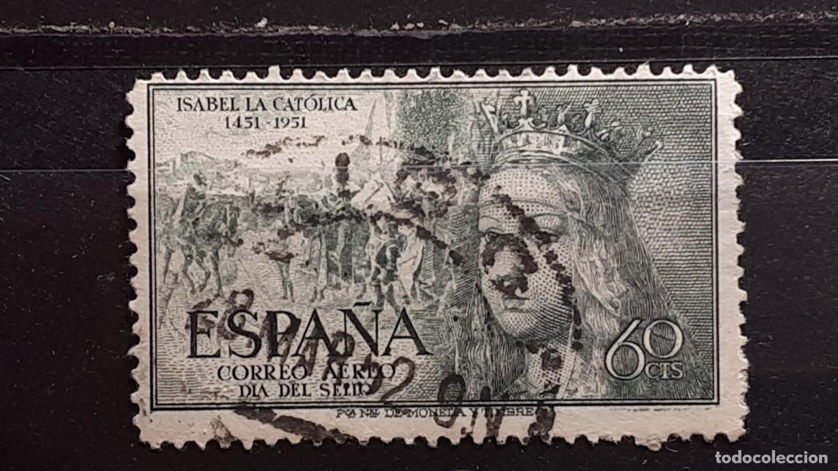 Sellos: ESPA&Ntilde;A. A&Ntilde;O 1951. &deg;. EDIFIL 1097 - Foto 1